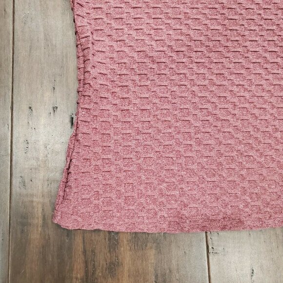 Womens Quilted Burgandy Tank Top Size L/XL Light Weight Summer Top Shirt - Picture 5 of 8